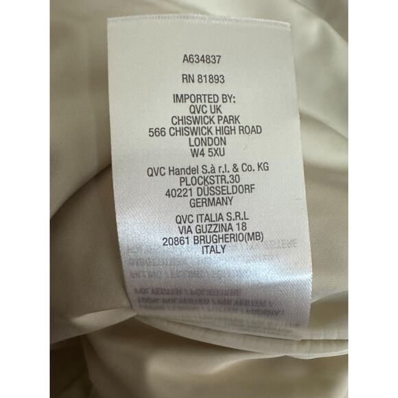 Isaac Mizrahi Live! Clubhouse Quilted Snap Front Vest Drawstring Light Sand XXS - Picture 11 of 14